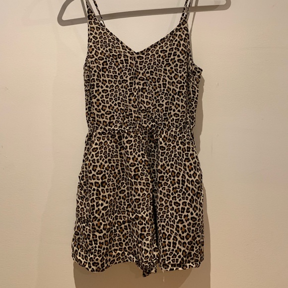 H&M Cheetah Print Romper - Size S - Picture 1 of 3